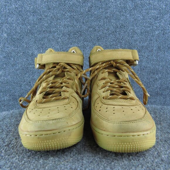 Nike Air Force 1 Mid 07 Men Sneaker Shoes Size 7‎ Medium Brown Leather Lace Up - Picture 2 of 11